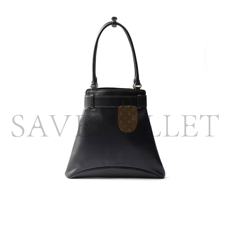 Pra*a carey medium leather tote bag 1bg567 (31*28*5cm)